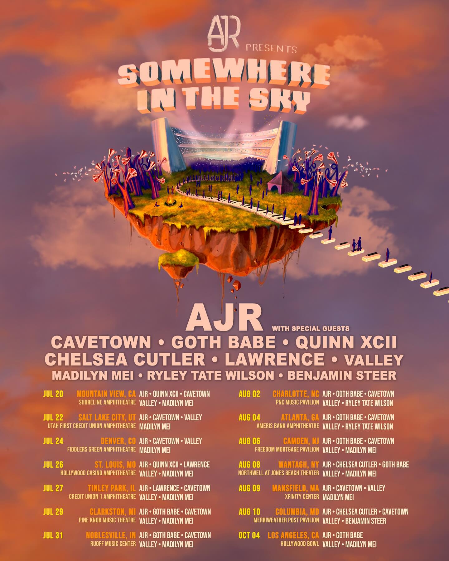 AJR Tour Poster 2026